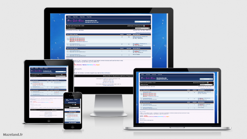 Style Pro-Sub-Blue perso 3.3.0 pour phpBB 3.3.0
