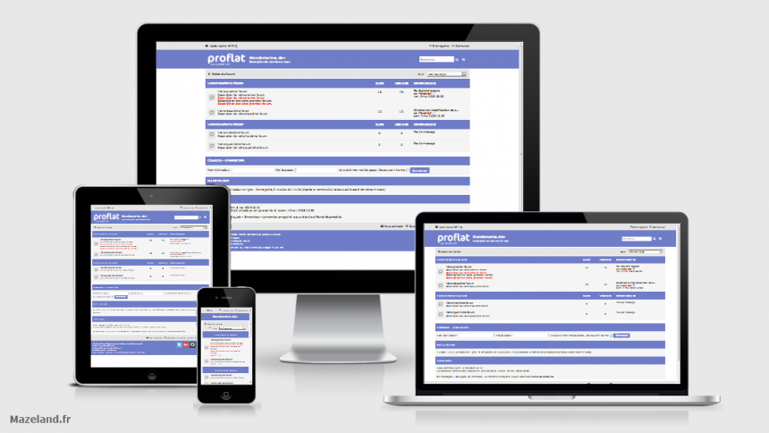 style proflat-indigo 1.2.10 pour phpBB 3.2.9
