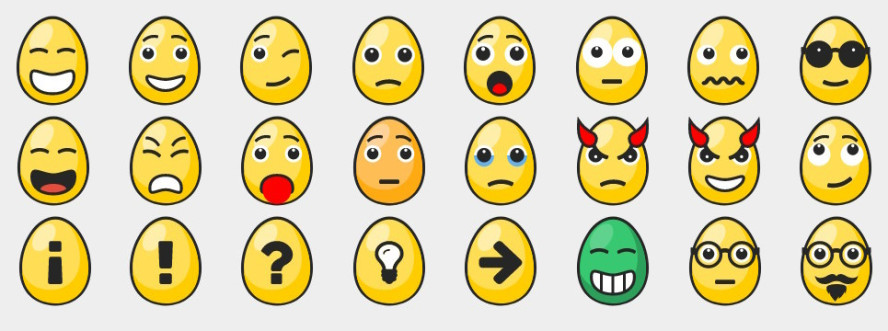 egg head smilies 1.0.0