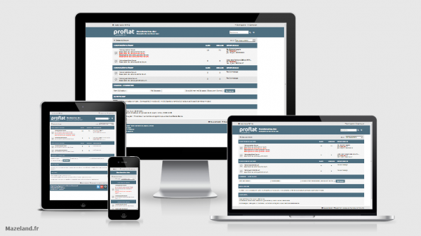 style proflat bluestone 1.2.6 pour phpBB 3.2.5