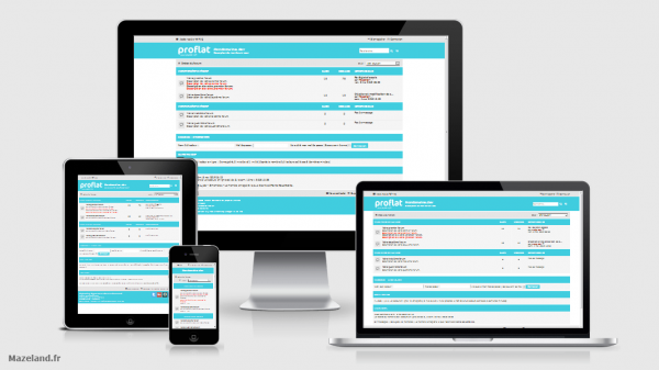 style proflat-cyan 1.2.9 pour phpBB 3.2.8