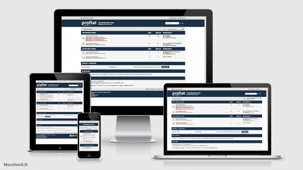 style proflat blueberry 1.2.9 pour phpBB 3.2.8