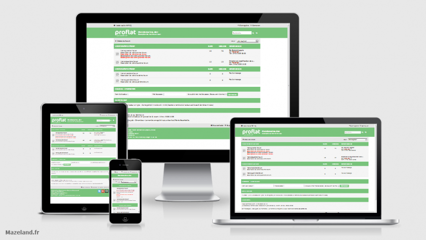 proflat-phpbb-3.2.9-green-flat-style.png (113.87 Kio) Vu 6593 fois style proflat-green 1.2.10 pour phpBB 3.2.9