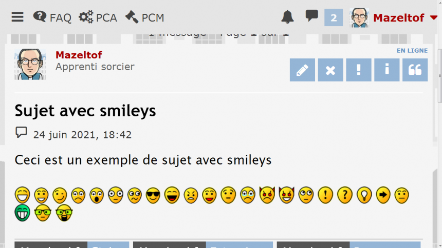 smilies compatibles HD pour phpBB  affichage 300%