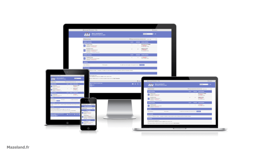 style phpBB proflat indigo
