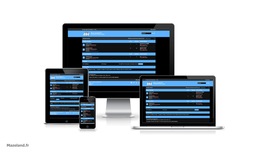 style phpBB proflat dark side