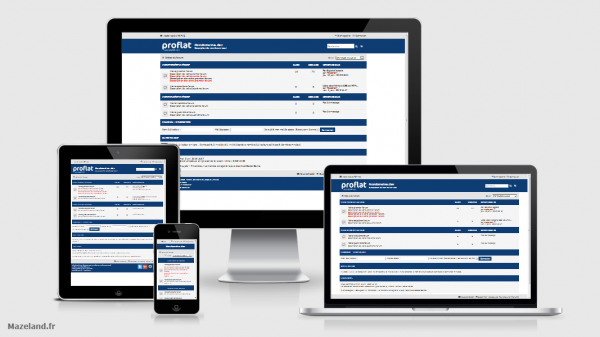 style proflat galaxy blue 1.2.6 pour phpBB 3.2.5