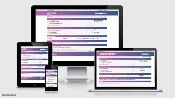 style proflat indigo blush 1.2.8 pour phpBB 3.2.7